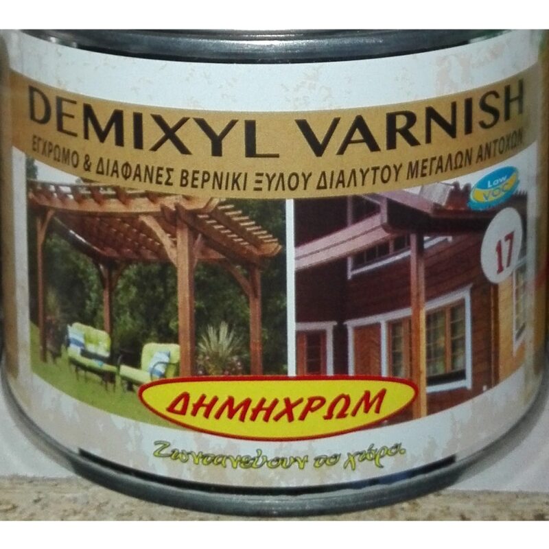 DEMIXYL ΒΕΡΝΙΚΙ ΞΥΛΟΥ 375ml ΓΥΑΛΙΣΤΕΡΟ