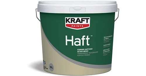 Kraft Haft 100% Ακρυλικό Αστάρι Νερού Τοίχων & Δομικών Kraft Haft 100% Ακρυλικό Αστάρι Νερού Τοίχων & Δομικών