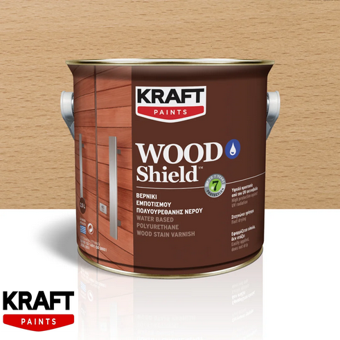 WOOD SHIELD Άχρωμο ΕΜΠΟΤ.ΝΕΡΟΥ ΠΟΛ/ΝΗΣ 0.75LT KRAFT