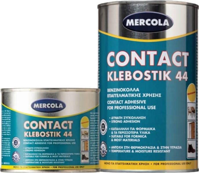 Βενζινόκολλα επαγγελματικής χρήσης 500ml Contact Klebostik 44 Mercola