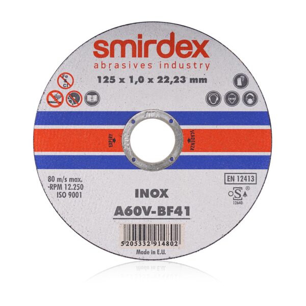 ΔΙΣΚΟΣ ΚΟΠΗΣ INOX 180x1.6mm SMIRDEX