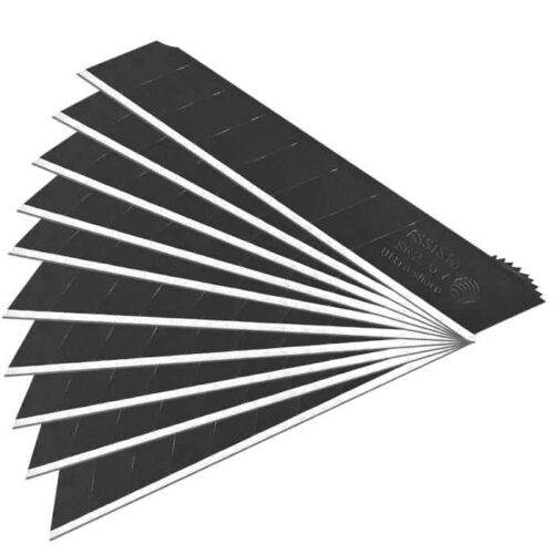 ΛΑΜΕΣ ΦΑΛΤΣΕΤΑΣ 18Χ0.7mm ΜΑΥΡΕΣ Σετ10τεμ