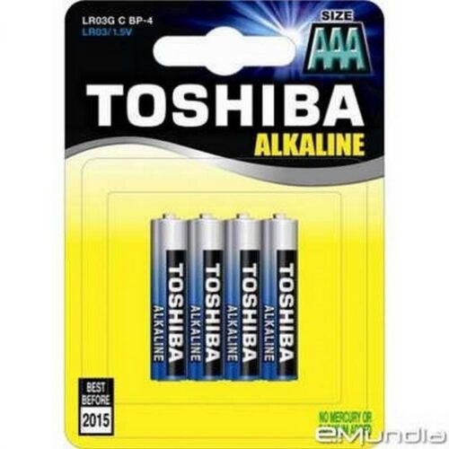 ΜΠΑΤΑΡΙΑ LR03-AAA 4τμχ ΑΛΚΑΛ. TOSHIBA