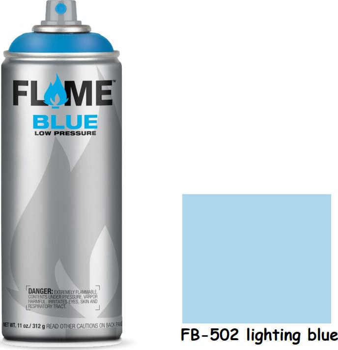 ΣΠΡΕΥ FLAME FB502 Lighting Blue 400ml ΣΠΡΕΥ FLAME FB502 Lighting Blue 400ml