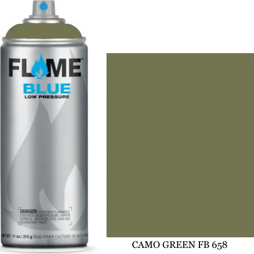 ΣΠΡΕΥ FLAME FB658 Camo Green 400ml ΣΠΡΕΥ FLAME FB658 Camo Green 400ml