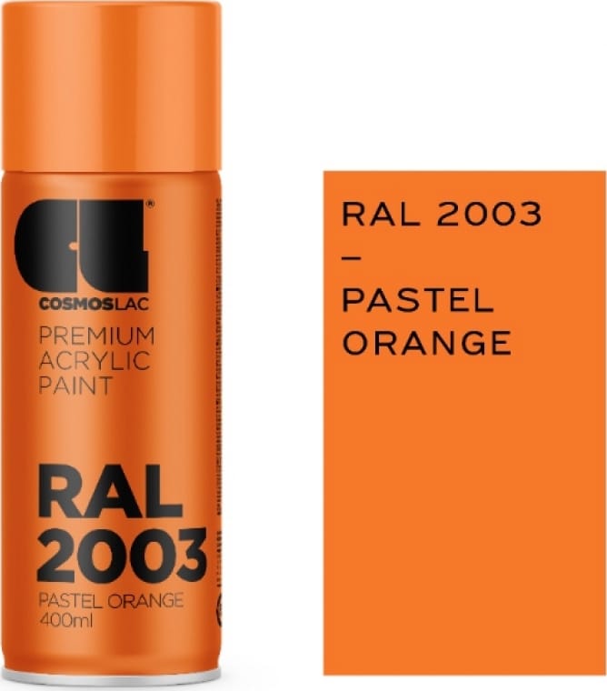 ΣΠΡΕΥ RAL 2003 PASTEL ORANGE 400ml COSMOS