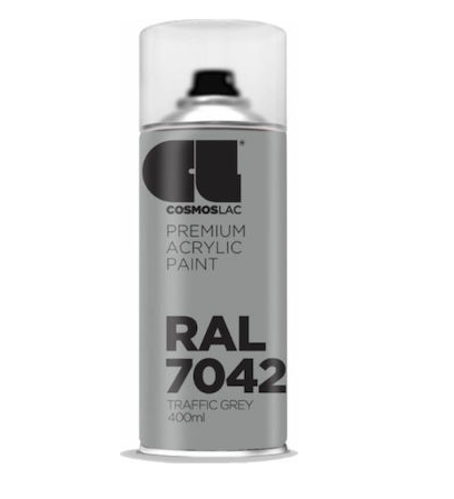 ΣΠΡΕΥ RAL 7042 TRAFFIC GREY 400ml COSMOS