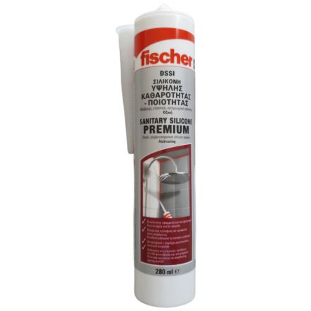 Σιλικόνη Διάφανη Αντιμουχλική FISCHER 280ml