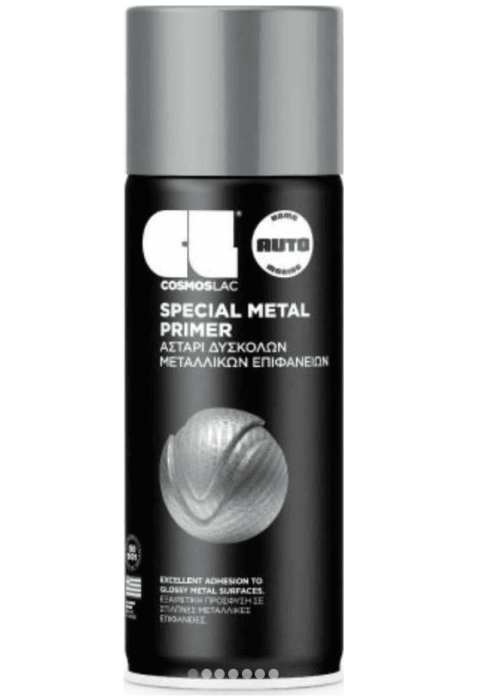 Σπρέυ αστάρι δύσκολων μεταλ. επιφανειών ΓΚΡΙ