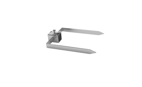 Πηρούνα επιμεταλλωμένη αρνιού με τετράγωνη βάση