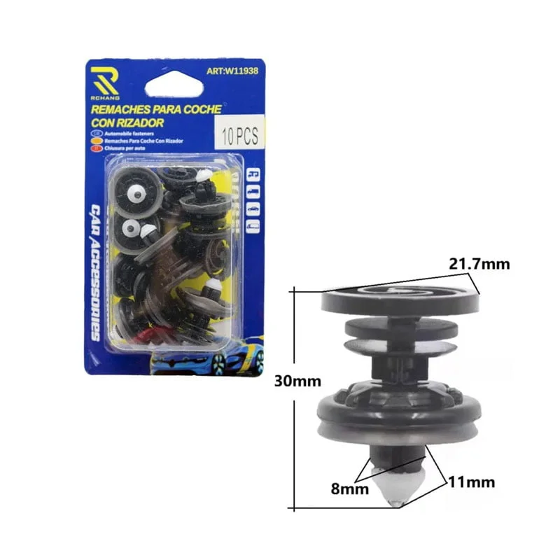 Συνδετήρες αυτοκινήτου 10τεμ Rchang