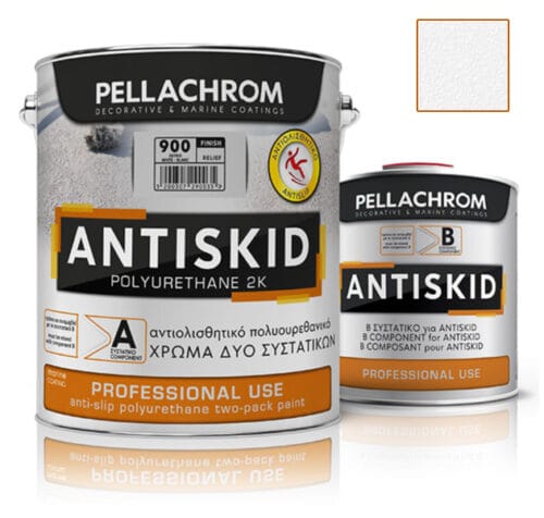 ANTISKID N.900 WHITE A+B 750ml (ΑΝΤΙΟΛΙΣΘΗΤΙΚΟ ΧΡΩΜΑ)